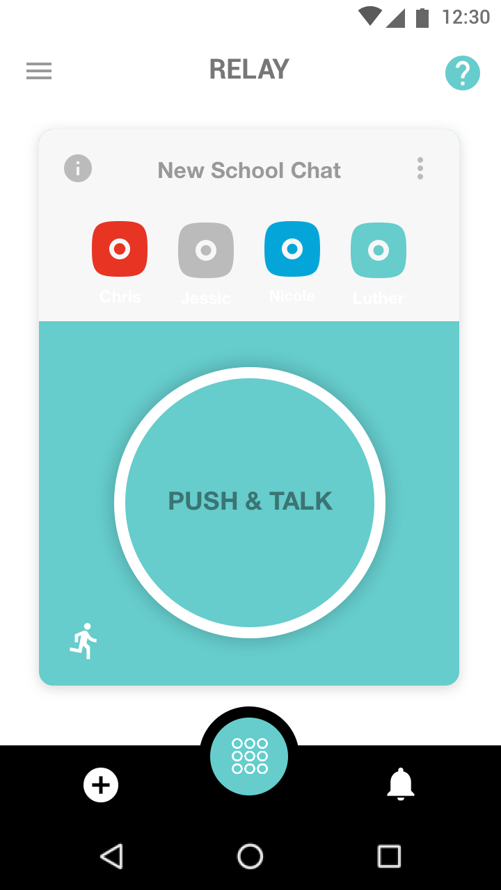 Relay app information architecture